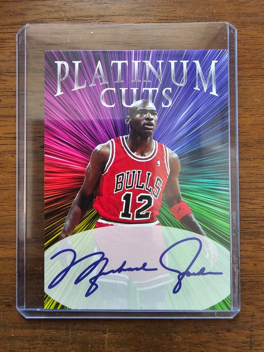Michael Jordan Platinum Cuts LE /1000 Facsimile Autographs - Error Kobe Bryant